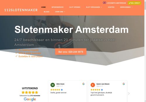 112slotenmakeramsterdam.nl