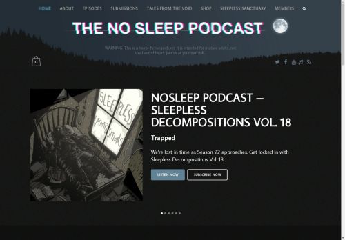 thenosleeppodcast.com